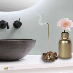 gold incense holder