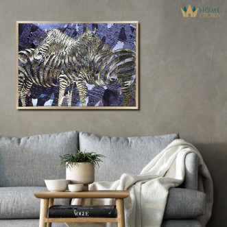 Zebra Wall Decor For Livingroom