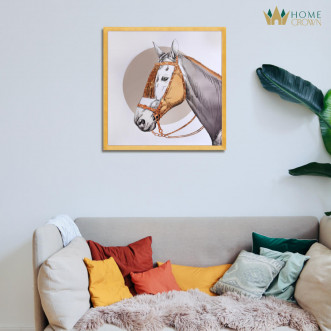 horse wall art for livingroom