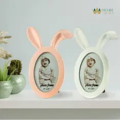 Bunny photo frame for baby room
