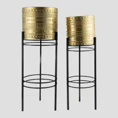 Yaz Plant Stand, Set of 2