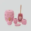 Bloosom pink Toilet Set