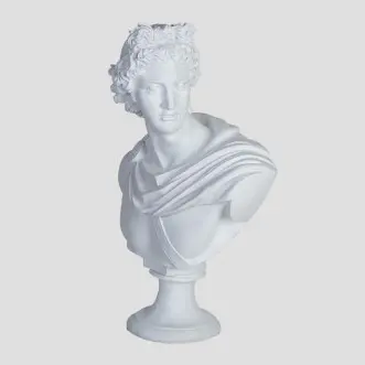 Apolo White - Statue
