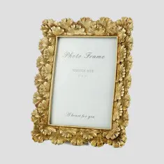 Flame Gold Photo Frame