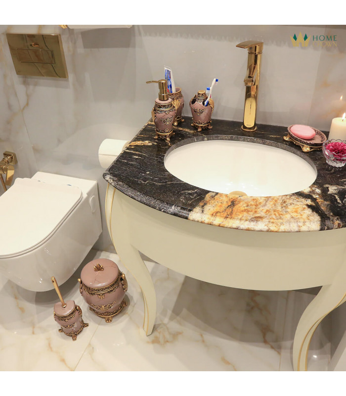 toilet and basin set