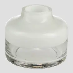 white crystal vase home decor