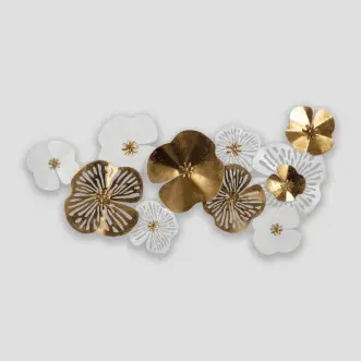 metal floral walldecor for dining room