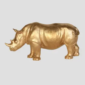 rhino statue home decor