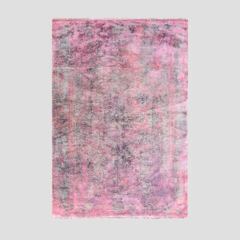 Pink & gray carpet