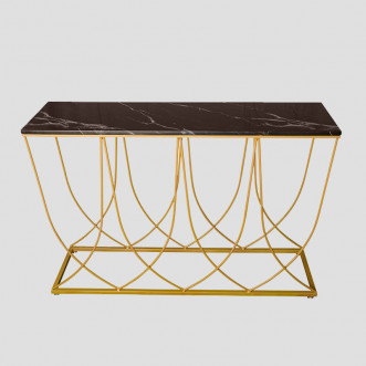 black marble console table